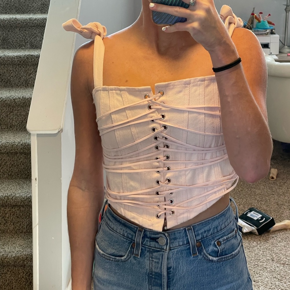 NWT Missguided corset top